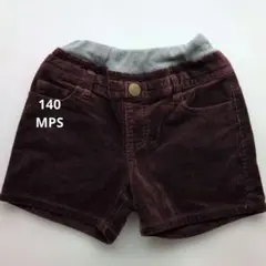 MPS コーデュロイ ハーフパンツ ボルドー 140