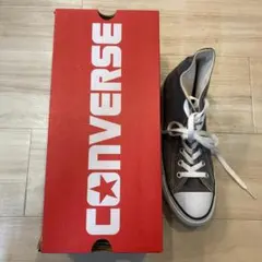 人気のグレー★コンバースハイカットスニーカー【25cm・タグ付新品】