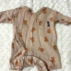 TeddyBear クマ柄ロンパース 50~60 長袖
