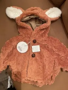 新作☆ ラステラ　ミミツキアニマルベビーマント オーシャンアンドグラウンド