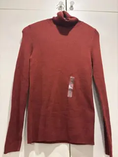UNIQLO エクストラファインメリノウール リブタートルネックセーター