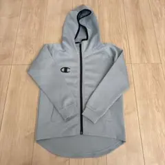 Champion グレー フルジップ パーカー