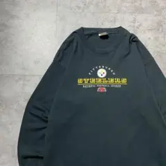 手*巻様 90's Lee Sport NFL スティーラーズ　プリント　ブラッのサムネイル