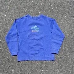 90s old stussy 紺タグ 短丈スウェット　フェード　y2k