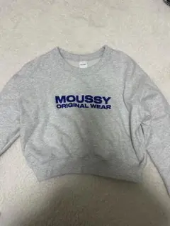 moussy グレー スウェット