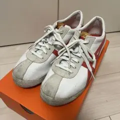 Onitsuka Tiger ローカットスニーカー ホワイト/レッド　コルセア