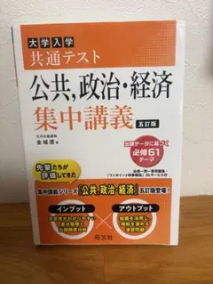 大学入学共通テスト 公共、政治・経済 集中講義 五訂版
