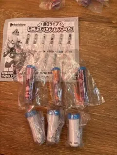 ホロライブ ミニチュアペンライトチャーム3 森カリオペ 小鳥遊キアラ 一伊那尓栖