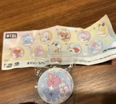 ♡新品未使用♡くら寿司×BT21 缶バッチ　COOKY KOYA MANG