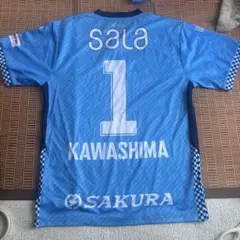 ジュビロ磐田　公式ユニフォーム　応援tシャツ　YAMAHA 1番　GK 川島永嗣
