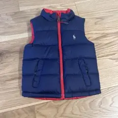 ラルフローレン　リバーシブルダウンベスト　24M