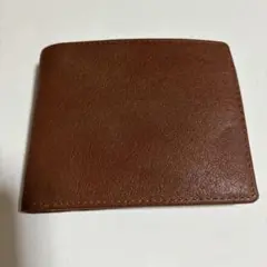 メンズ ブラウン 二つ折り財布