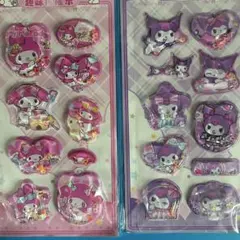 新品❤️ウォーターシャカシャカシール2セット❤️クロミちゃんとマイメロディ