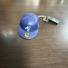 New Era 59FIFTY キャップ ミニチュア キーホルダー パープル