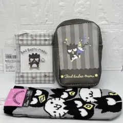 【新品未使用】サンキューマート バッドばつ丸 リップポーチ マルチケース 靴下