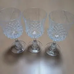 クリスタルガラス ワイングラス 3個セット