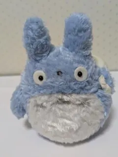 【癒し( ˘͈ ᵕ ˘͈ )】となりのトトロ ぬいぐるみ ブルー　やわらか素材のサムネイル