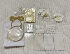 ウェディング ヘッドドレス パーツセット