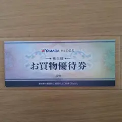 YAMADA HLDGS. お買物優待券 10枚