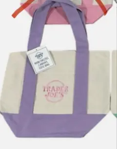 新品＊限定品 TRADER JOE'S トレジョ トートバッグ ミニ パープル
