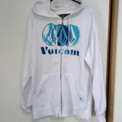 Volcom ホワイト パーカー Mサイズ