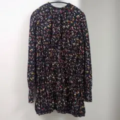 み*こ様 LOWRYSFARM花柄長袖フレアシャツチュニック2点目半額