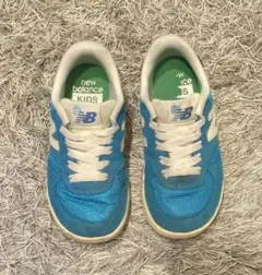 New Balance キッズ スニーカー 青　18cm