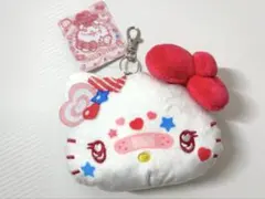 サンリオ フェイスリール パスケース デコラハローキティ