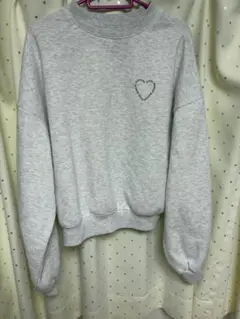 グレイル ハート刺繍 スウェット