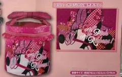 バニティポーチ　ミニー マウス　ピンクリボン