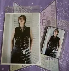 BTS ジミン JIMIN ミニクリアファイルとパスケース