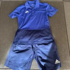 adidas ポロシャツとショートパンツセット J M ネイビー
