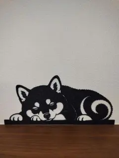 【柴犬アート】お昼寝 柴犬 インテリアアート ウォールアート