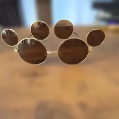 ミッキーマウス サングラス ブラウンレンズ