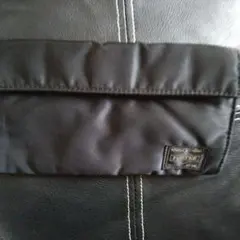 ほぼ未使用.PORTER 三つ折り財布 ブラック