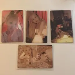BLACKPINK ROSE トレカ4枚セット