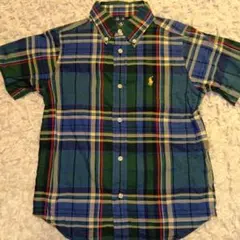 Ralph Lauren チェック柄 半袖シャツ 120cm