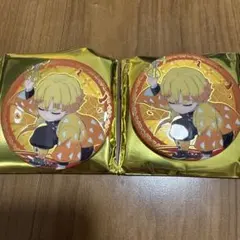 2点セット】 鬼滅の刃 我妻善逸 ナンジャタウン 缶バッジ 特別任務