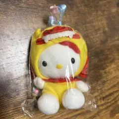 沖縄限定 ご当地キティシーサー ハローキティ 獅子衣装 ぬいぐるみ