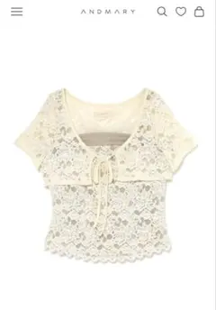 ANDMARY Rio lace layered set tops - メルカリ