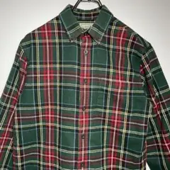LLBean エルエルビーン　ネルシャツ　サイズS チェック柄　BD 希少　古着