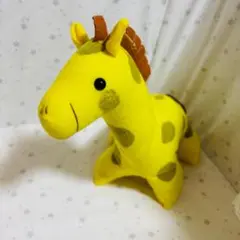 【美品】ベビー用　きりんさん　ぬいぐるみ　ファーストトイ