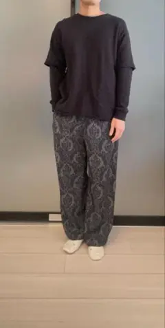 ブラック カジュアル 長袖トレーナー