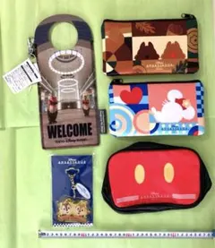 アンバサダーホテル　宿泊　ポーチ　非売品　チップとデール　ミッキー  ミニー