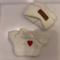 ホワイトニットぬいぐるみ衣装