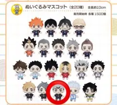 ハイキュー　セガラッキーくじ　Ｂ賞　ぬいぐるみマスコット　北信介