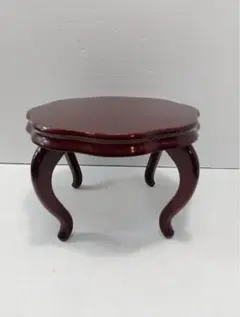 G2434 ヴィンテージ 花台 飾り台 猫脚 唐木調 盆栽台 レトロ 和室