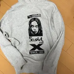 X-girl ジップアップパーカー