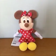 ミッキー&フレンズ　赤いほっぺ　ぬいぐるみ　ミニーちゃん