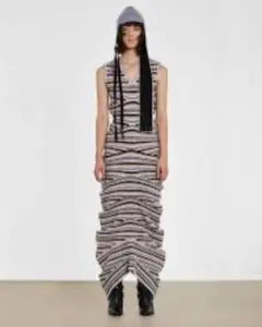 キココスタディノフ　マルチストライプドレス 2025年最新】Kiko Kostadinov ロングワンピースの人気アイテム - メルカリ